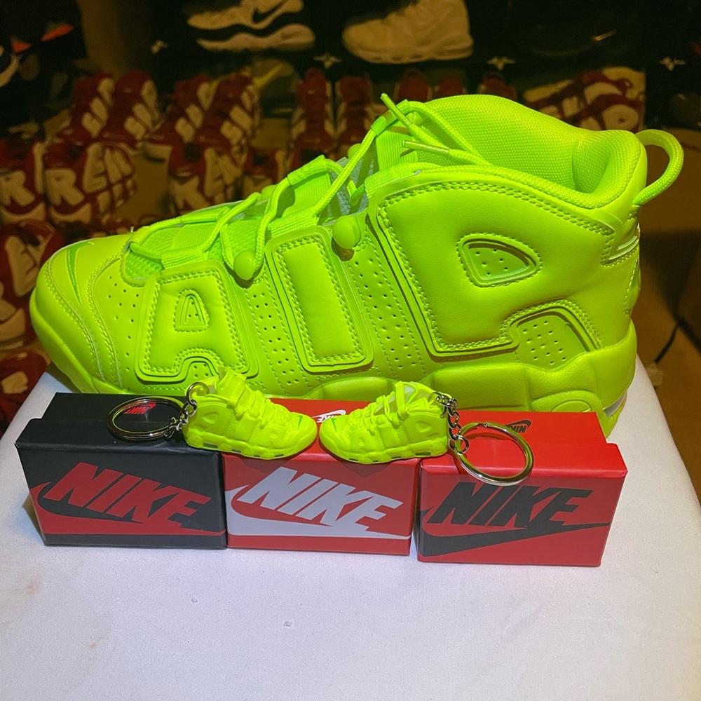 Nike Air More Uptempo Mini Shoe Keychains And Mini Nike Shoe Box MORE COLORS